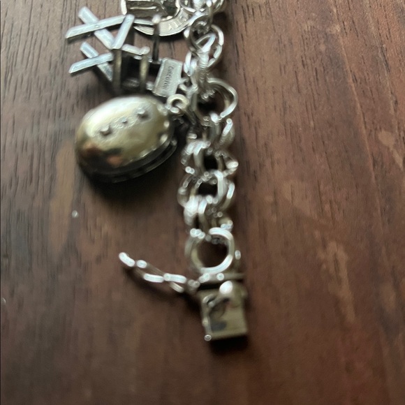 Vintage Sterling Silver 10 Charm Bracelet 1960s Travel, 7.5”, California, - Picture 13 of 15